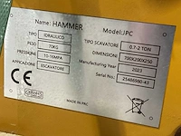 2023 jpc ht12c graafmachine met hydraulische breekhamer en extra bakken - afbeelding 20 van  30