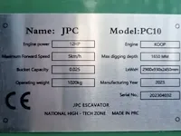 2023 jpc pc10 minigraafmachine - afbeelding 6 van  14