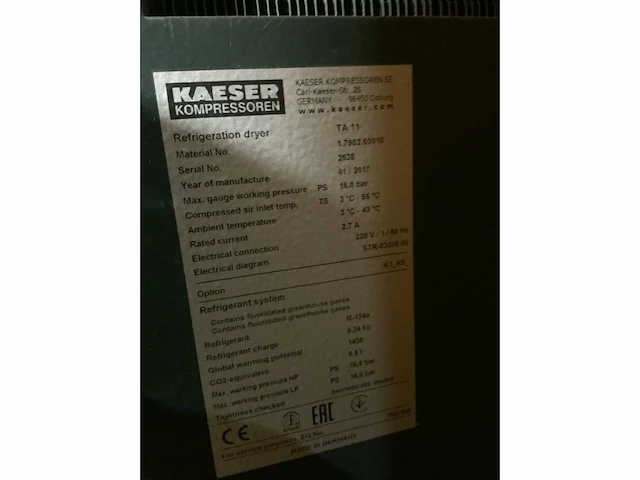 2023 kaeser sk22 schroefcompressor - afbeelding 2 van  10