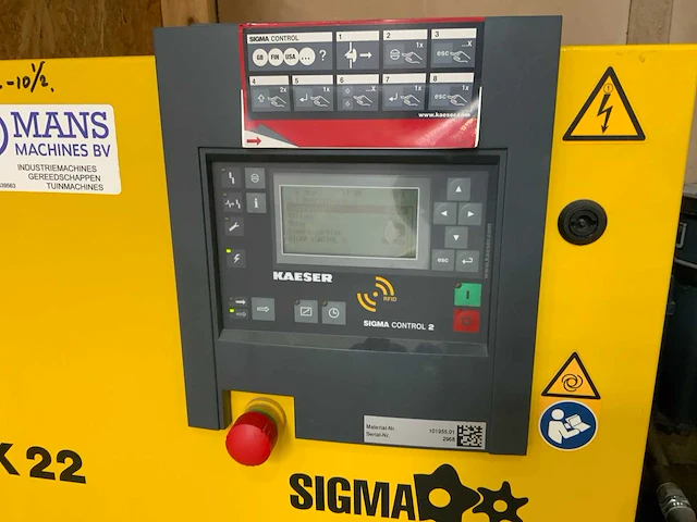 2023 kaeser sk22 schroefcompressor - afbeelding 4 van  10