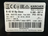 2023 kärcher b 40w bp dose vloerreiniger - afbeelding 3 van  11