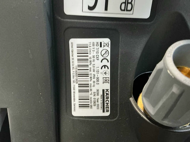 2023 kärcher hd 7/10cxf professionele hogedrukreiniger - afbeelding 6 van  14