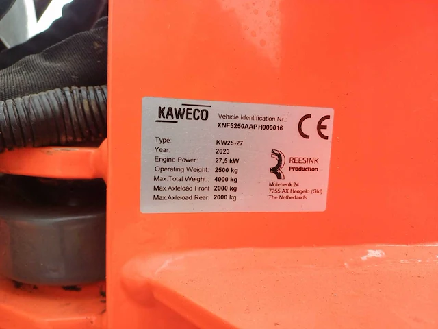 2023 kaweco kw25-27 shovel - afbeelding 5 van  20