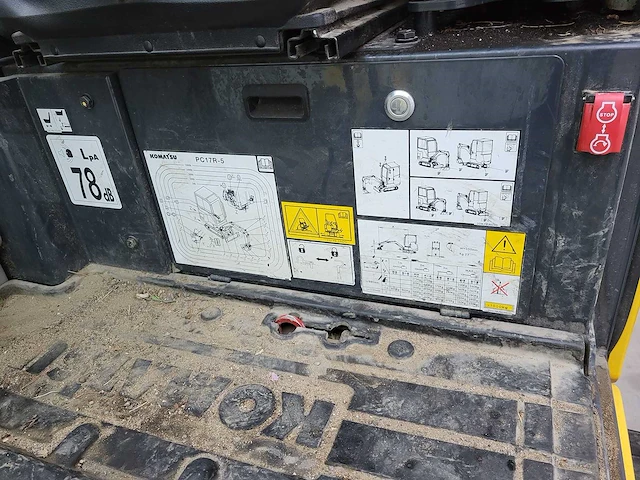 2023 komatsu pc 17r-s minigraafmachine - afbeelding 15 van  17