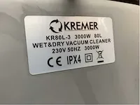 2023 kremer kr80l-3 industriële stofzuiger - afbeelding 9 van  14