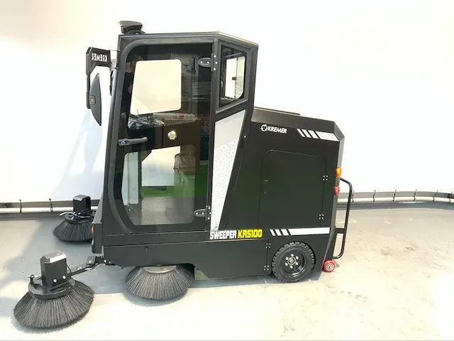 2023 kremer krs 100 veegmachine met cabine - afbeelding 12 van  24