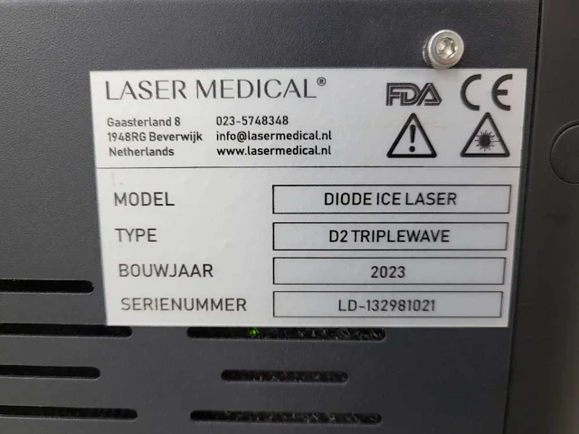 2023 laser medical diode ice laser d2 triplewave - afbeelding 9 van  9
