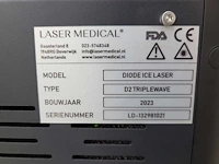2023 laser medical diode ice laser d2 triplewave - afbeelding 9 van  9