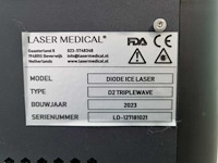 2023 laser medical diode ice laser d2 triplewave - afbeelding 4 van  12