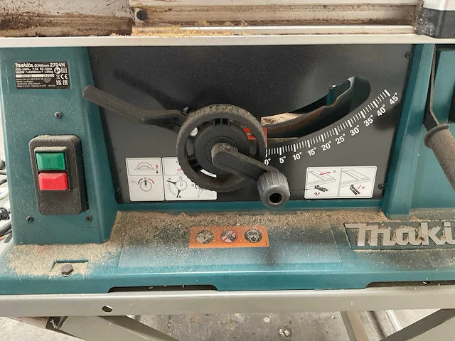 2023 makita 2704 n verrijdbare zaagtafel - afbeelding 4 van  7