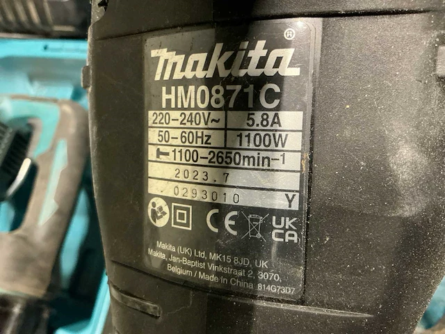 2023 makita hm0871c breekhamer - afbeelding 3 van  3