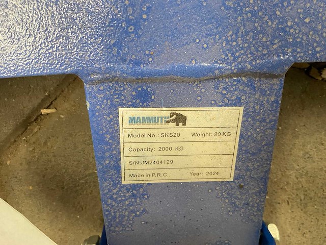2023 mammuth sks20 transportrollen - afbeelding 4 van  4