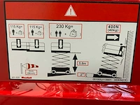 2023 mantall xe80n schaarhoogwerker 7.8m - afbeelding 14 van  23