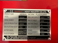 2023 mantall xe80n schaarhoogwerker 7.8m - afbeelding 10 van  23