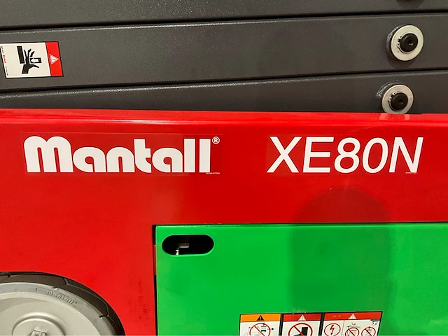 2023 mantall xe80w schaar hoogwerker - afbeelding 9 van  21
