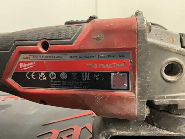 2023 milwaukee m18fsag125x haakse slijpmachine - afbeelding 4 van  4