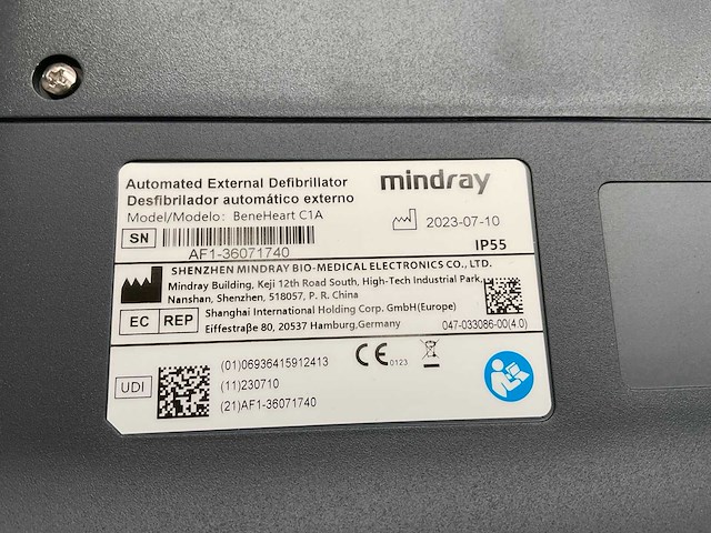 2023 mindray beneheart c1a defibrillator - afbeelding 3 van  3