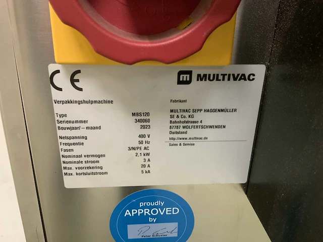 2023 multivac mbs120 multivac transportsysteem (c) - afbeelding 6 van  6
