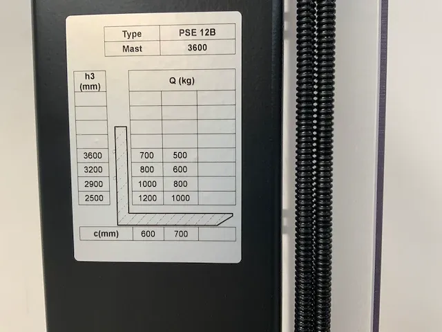 2023 noblelift pse12b36 elektrische stapelaar 3.6m - afbeelding 4 van  15