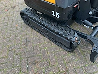2023 nuoman machinery crawler excavator nm-e15 minigraafmachine - afbeelding 4 van  24