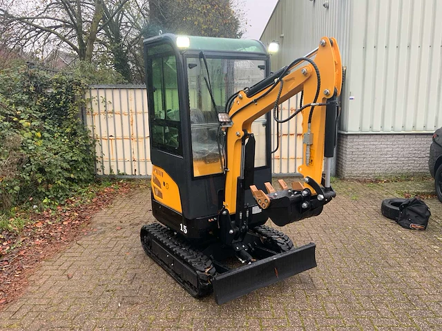 2023 nuoman machinery crawler excavator nm-e15 minigraafmachine - afbeelding 18 van  24