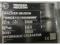 2023 ongebruikt wacker neuson et 42 minirups graafmachine - afbeelding 57 van  60