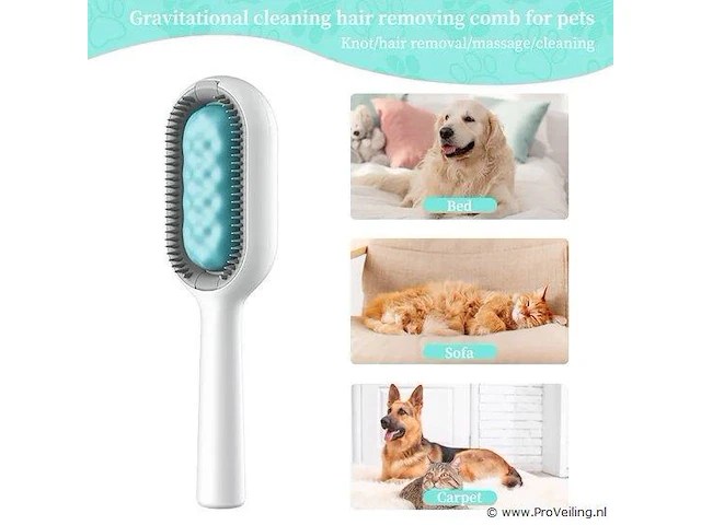 2023 petgravity-kattenborstel-hondenborstel-kortharig -kattenborstel-hondenborstel-kortharig - ondervacht -verwijderd klitten en voorkomt verharing- hondenborstel kortharig- huisdierborstel- vachtverzorging - afbeelding 1 van  1
