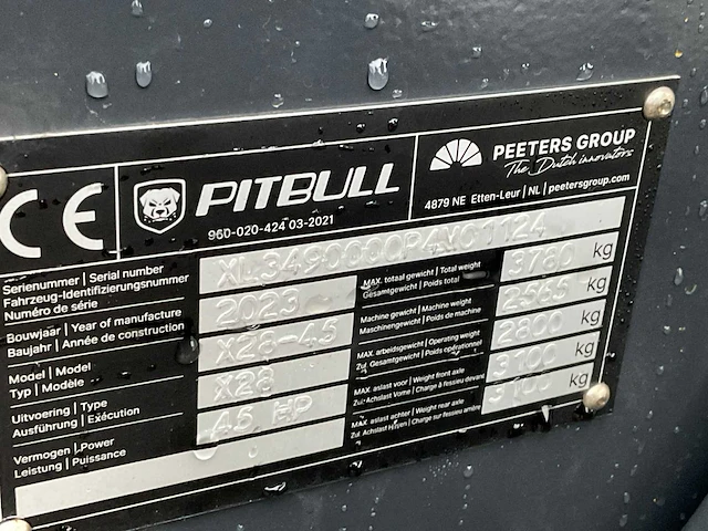 2023 pitbull x28-45crt shovel - afbeelding 14 van  21