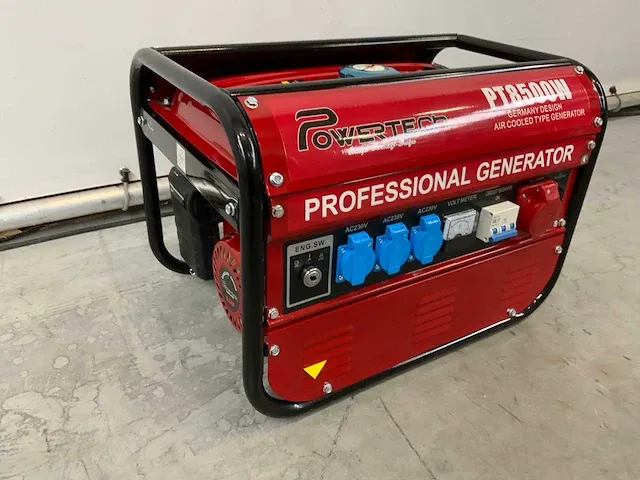 2023 powertech pt8500w stroomaggregaat - afbeelding 2 van  9
