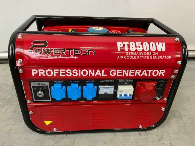 2023 powertech pt8500w stroomaggregaat - afbeelding 6 van  9
