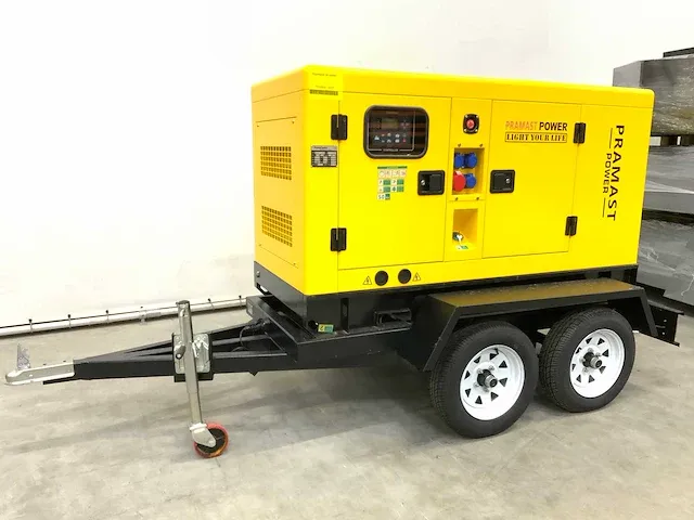 2023 pramast power vg-r39 37.5kva generator op aanhanger - afbeelding 12 van  21