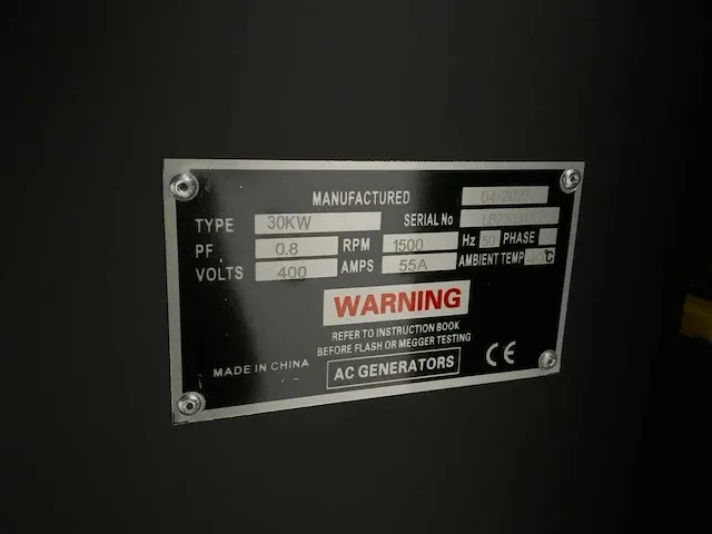 2023 pramast power vg-r39 37.5kva generator op aanhanger - afbeelding 17 van  21