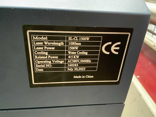 2023 rodin sl-cl1500w lasercleaningmachine - afbeelding 3 van  15