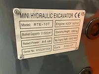 2023 rte - 10t - minigraafmachine 1000kg - afbeelding 10 van  18