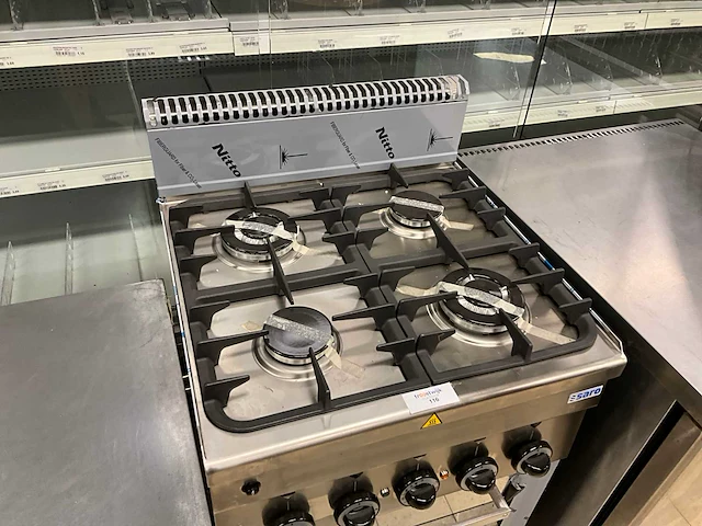 2023 saro g4sfe6 gasfornuis met ingebouwde oven - afbeelding 5 van  10