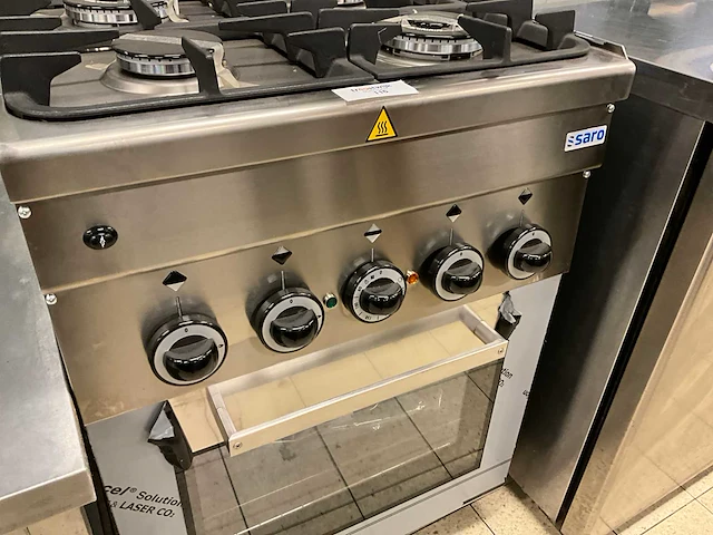 2023 saro g4sfe6 gasfornuis met ingebouwde oven - afbeelding 6 van  10