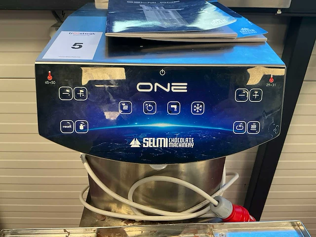 2023 selmi one chocolade tempereermachine - afbeelding 6 van  9