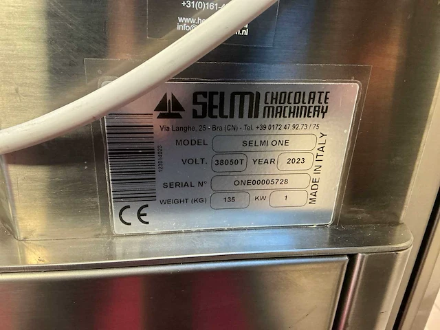 2023 selmi one chocolade tempereermachine - afbeelding 7 van  9