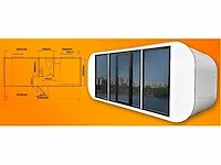 2023 stahlworks eco 6000 tiny house / atelier / kantoor - afbeelding 8 van  8