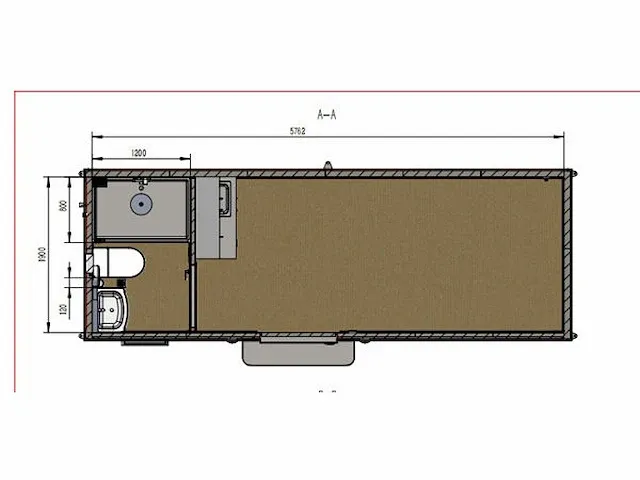 2023 stahlworks type d 600 tiny house / kantoor / woonunit - afbeelding 6 van  14