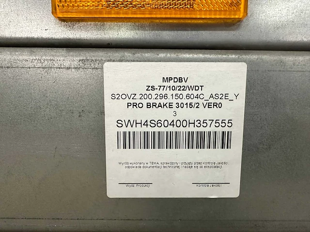 2023 temared pro brake 3015 gesloten aanhangwagen - afbeelding 11 van  12