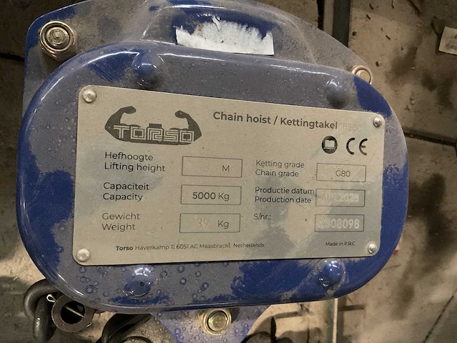 2023 torso kettingtakel - afbeelding 2 van  2
