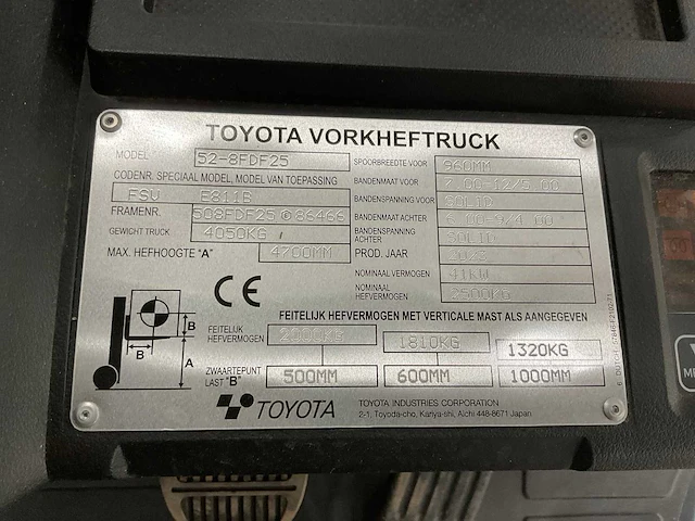 2023 toyota tonero 52-8fdf25 vorkheftruck - afbeelding 4 van  15