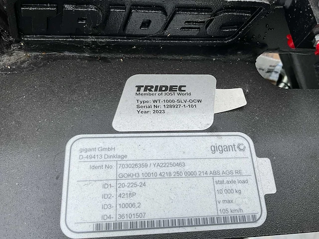 2023 tridec wt-1000-slv-ocw assen set met wielkasten - afbeelding 14 van  16