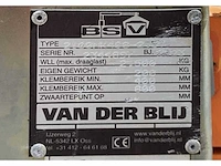 2023 van der blij 2100mk408-2,5 bsv mechanische blokkenklem - afbeelding 7 van  7