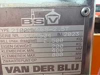 2023 van der blij 2100mk408-2,5 bsv mechanische blokkenklem - afbeelding 5 van  13