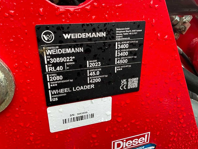 2023 weidemann 2080 shovel - afbeelding 37 van  43