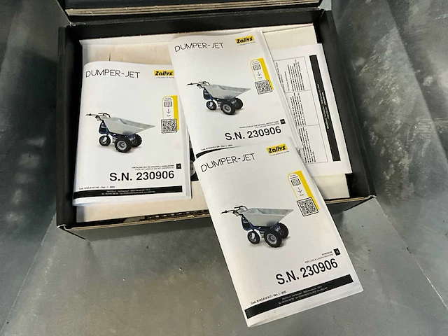 2023 zallys dumper jet elektrische dumper - afbeelding 10 van  22