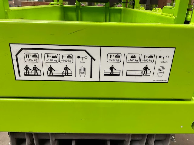 2023 zoomlion zs0407dc-li hoogwerker - afbeelding 9 van  12