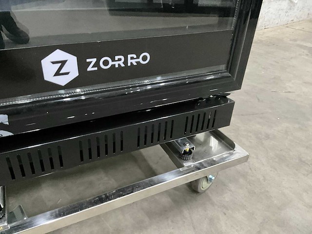 2023 zorro zkb 360 glasdeur koelkast in transporttrolly - afbeelding 9 van  11